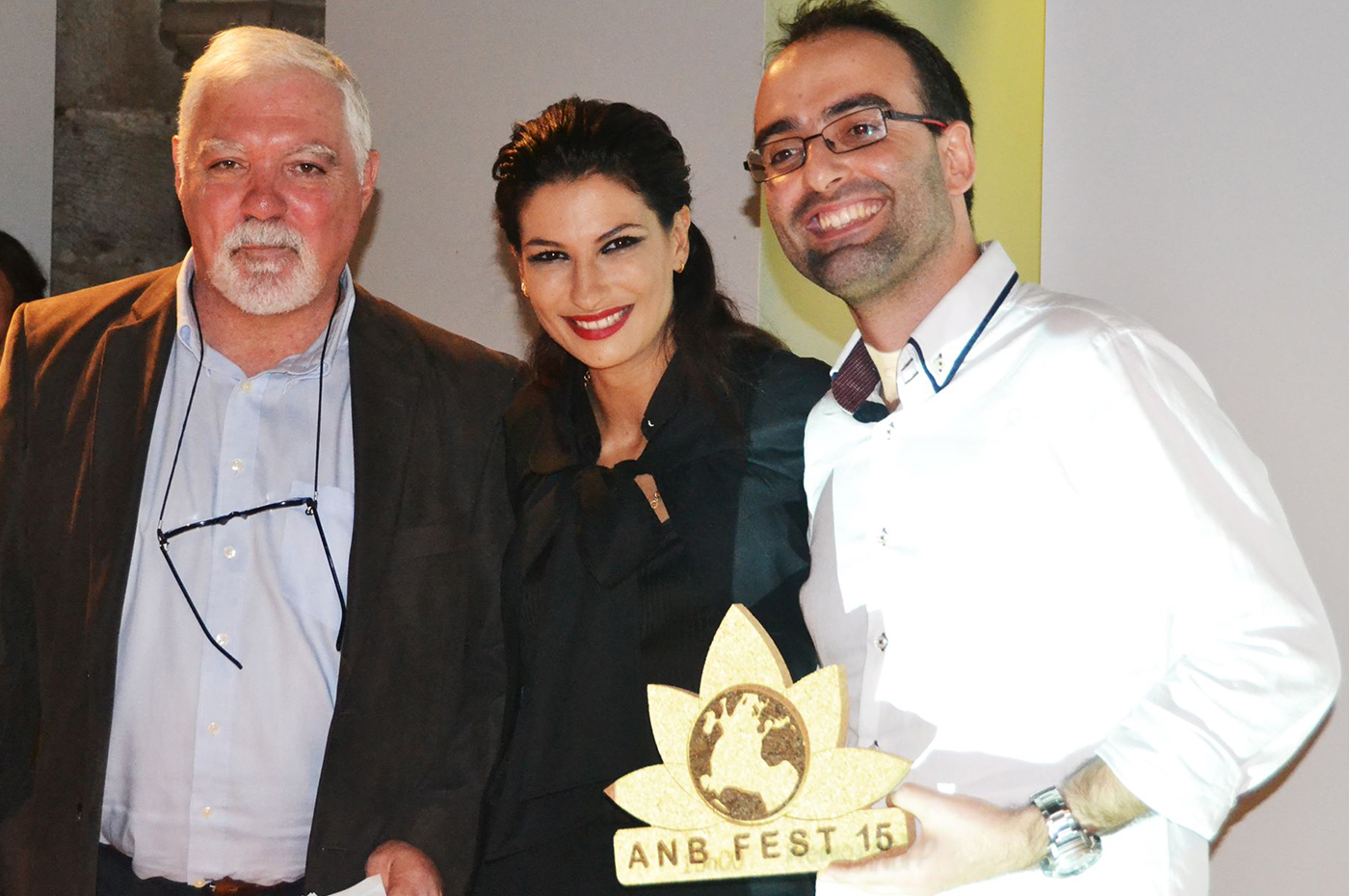 Fábio Jesuíno, CEO da 3WX, recebe prémio de empreendedorismo ANB FEST 2015